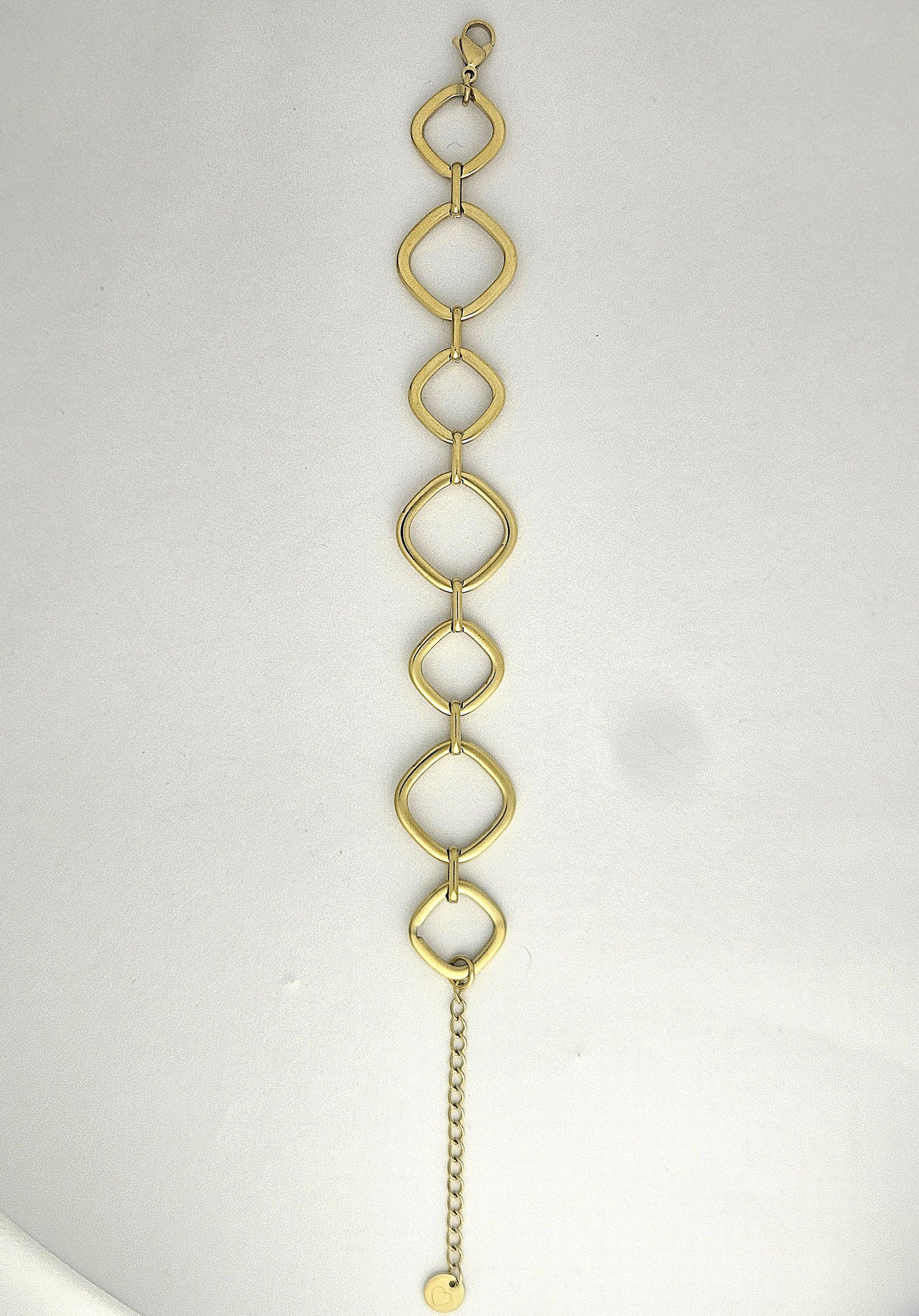 Gold Geometric Link Bracelet  Modern Women’s Chain Jewelry LB10170