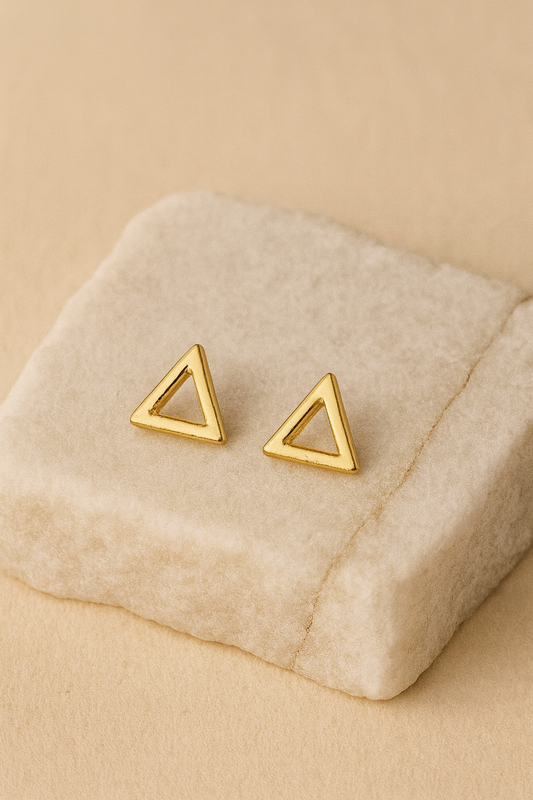 Lunavia 6-Pair Minimal Gold Stud Earring Set – Elegant Daily Wear Collection LE10329