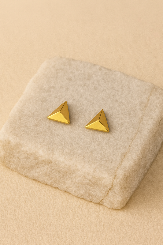 Lunavia 6-Pair Gold Stud Earring Set – Minimal Daily Wear Collection for Women LE10330