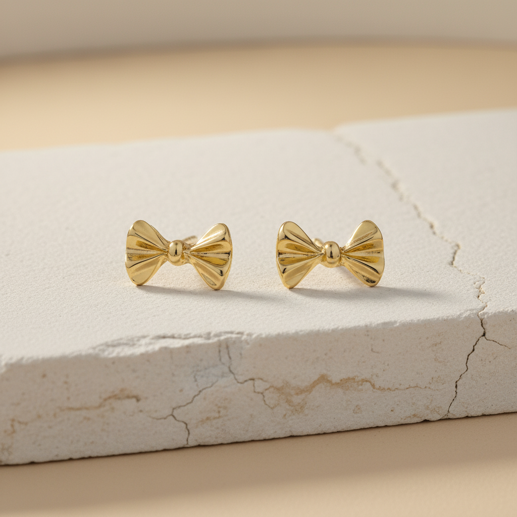 Lunavia 6-Pair Gold Stud Earring Set – Elegant Daily Wear Collection for Women LE10331