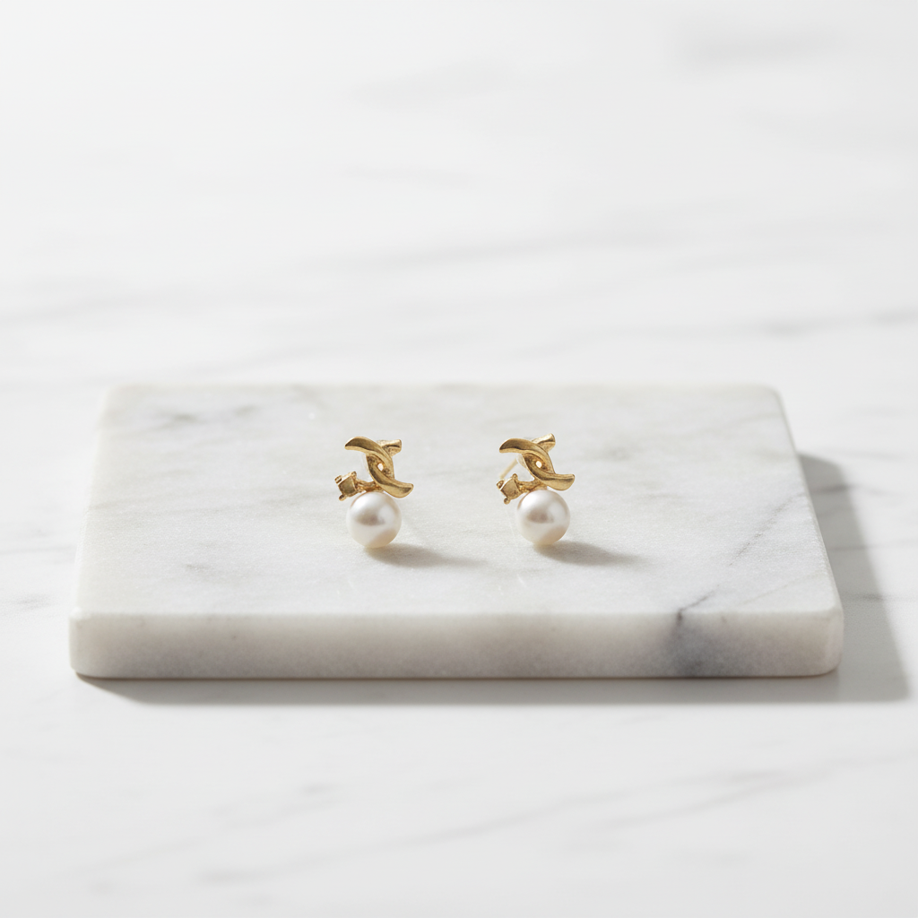 Lunavia 6-Pair Gold Stud Earring Set – Stylish Everyday Wear Jewelry for Women LE10333