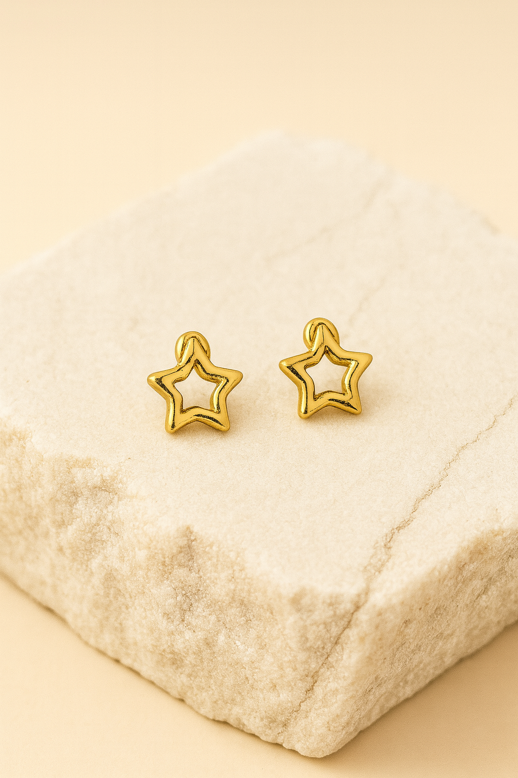 Lunavia 6-Pair Gold Plated Stud Earring Set – Minimalist Everyday Earrings for Women LE10334