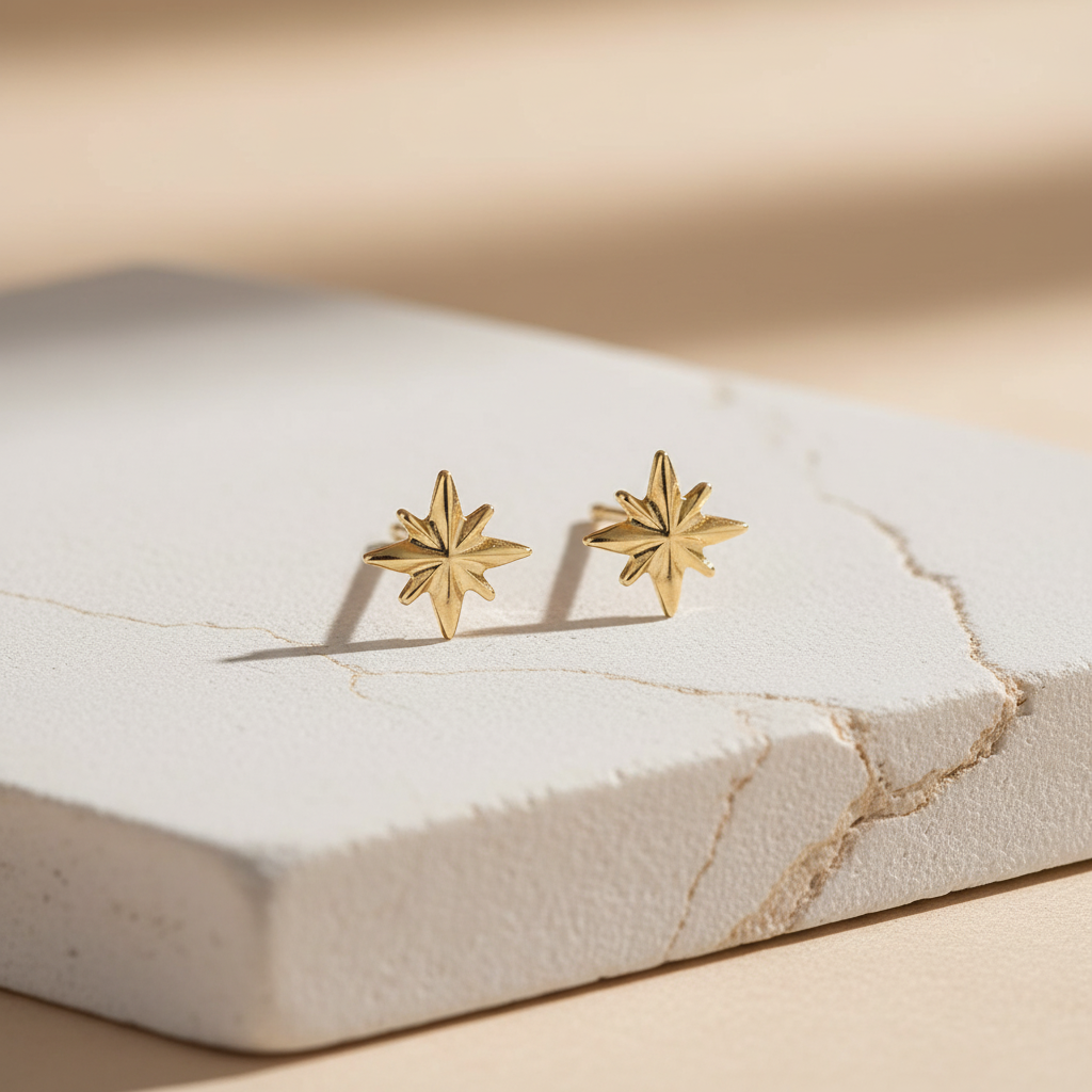6-Pair Everyday Stud Earring Set – Minimal Gold & Pearl Designs for Each Day LE10337