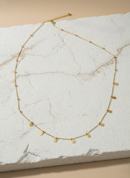 Elegant Gold Teardrop Belly Chain – Minimalist Adjustable Waist Chain for Women LW10112