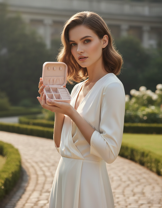 Portable Jewellery Organizer Box – Travel-Friendly Storage Case