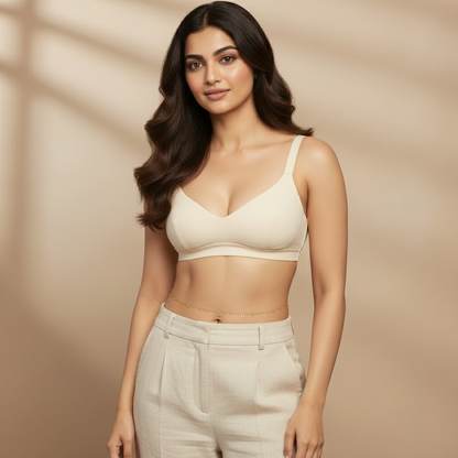 Gold Open-Circle Charm Belly Chain – Minimalist Adjustable Waist Chain for Women LW10114