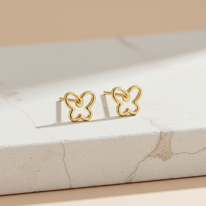 Lunavia 6-Pair Gold Stud Earring Set – Elegant Daily Wear Collection for Women LE10331