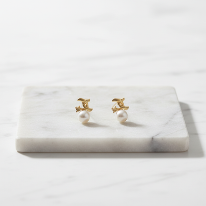 Lunavia 6-Pair Gold Stud Earring Set – Stylish Everyday Wear Jewelry for Women LE10333