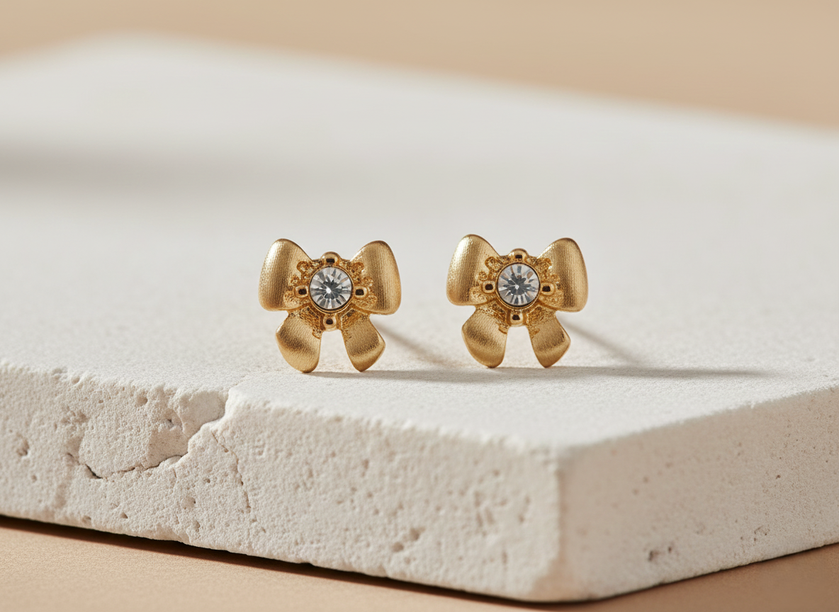 Lunavia Weekly Stud Earrings Set – 6-Pair Gold, Pearl & CZ Daily Wear Earrings for Women LE10357