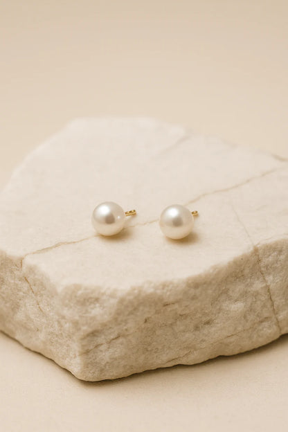 Lunavia Weekly Stud Earrings Set – 6-Pair Gold, Pearl & CZ Daily Wear Earrings for Women LE10357