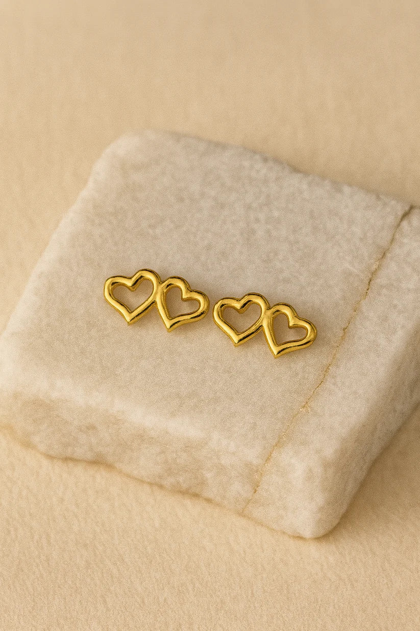 Lunavia Weekly Stud Earrings Set – 6-Pair Gold, Pearl & Daily Wear Earrings for Women LE10358