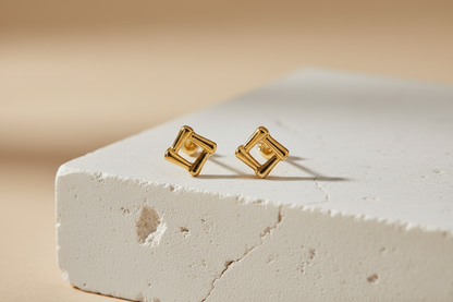 Lunavia Weekly Stud Earrings Set – 6 Pairs of Premium Gold & Pearl Daily Wear Earrings LE10356