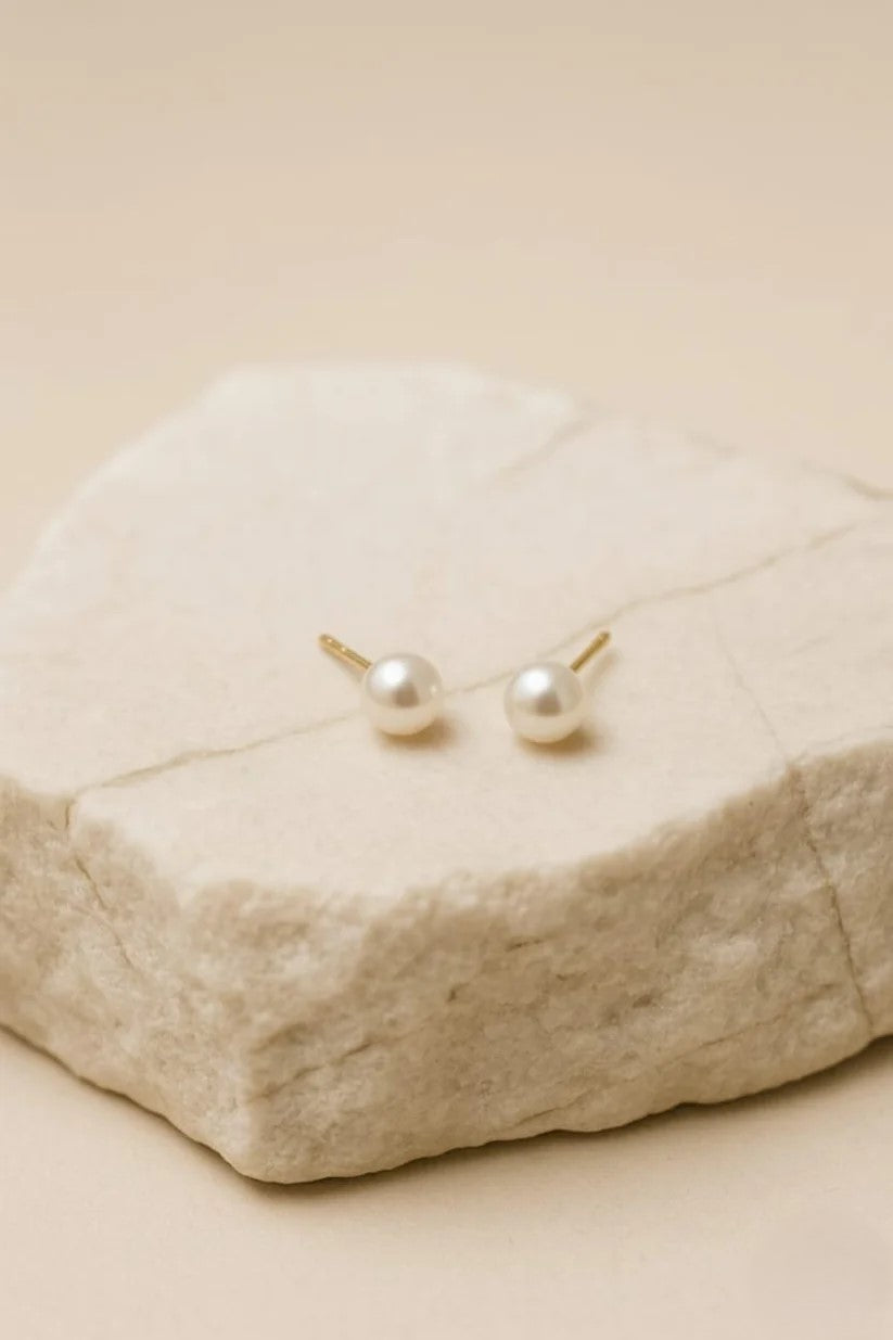 Lunavia Weekly Stud Earrings Set – 6 Pairs of Premium Gold & Pearl Daily Wear Earrings LE10356