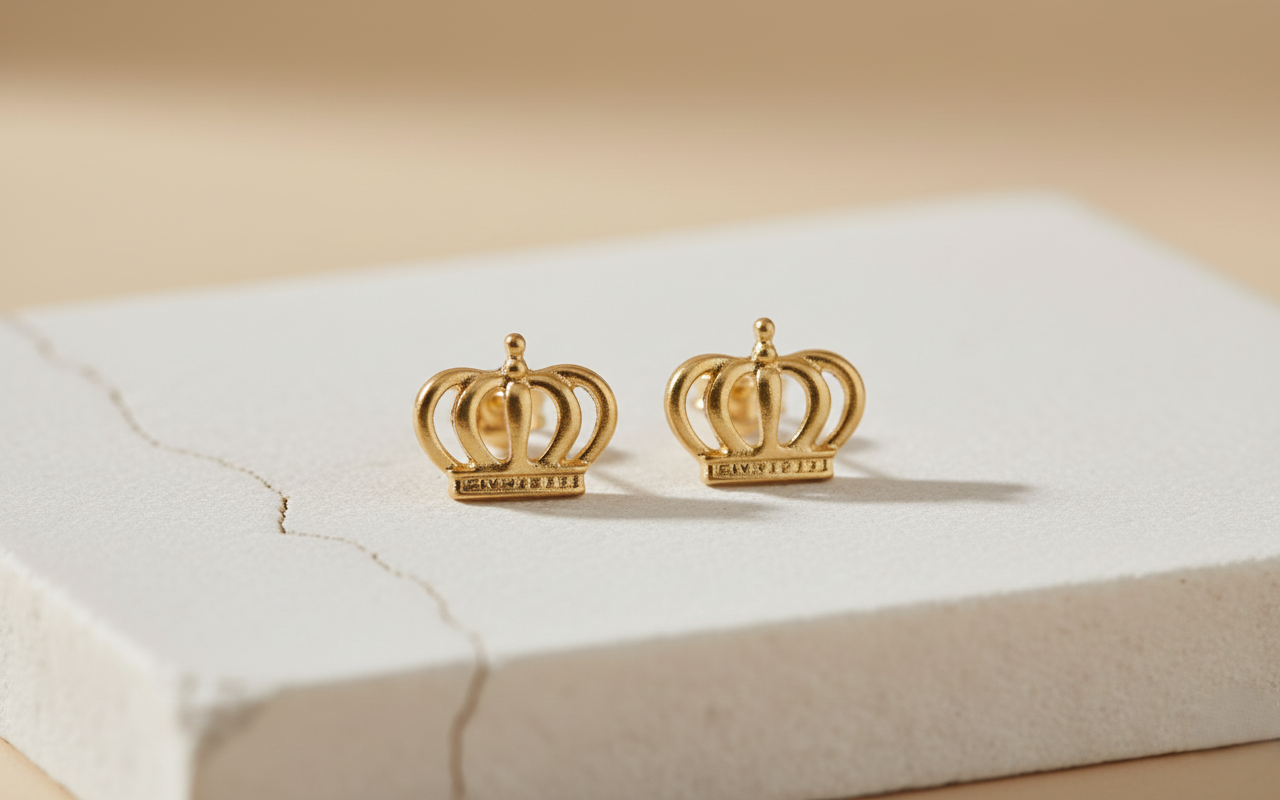 Lunavia Weekly Stud Earrings Set – 6 Pairs of Premium Gold & Pearl Daily Wear Earrings LE10356